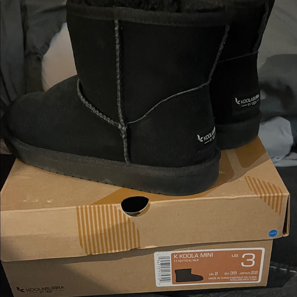 Koolaburra Black Koola Mini Boots
